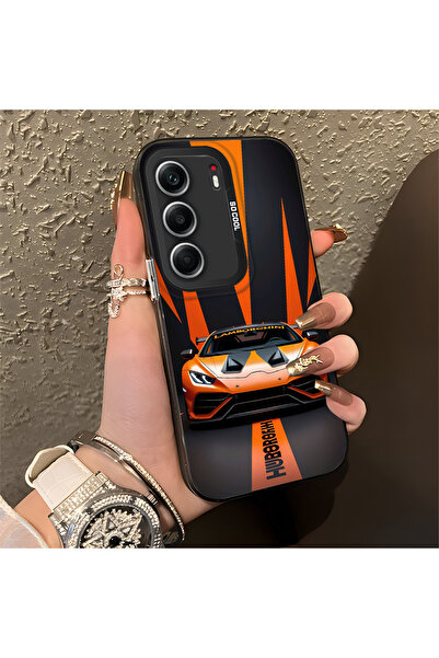 Hontinga غطاء هاتف تكنو كامون 40 متوافق مع لامبورغيني، مصنوع من السيليكون مع ...