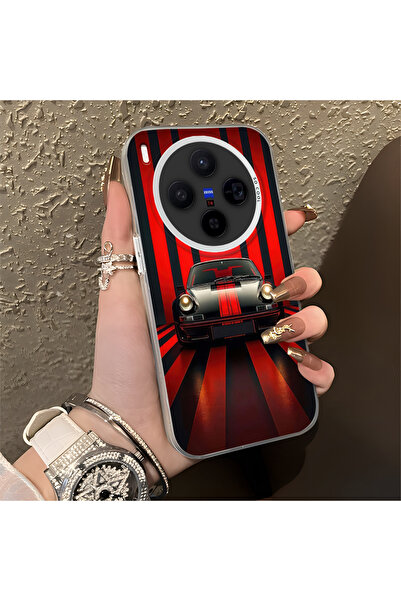 Hontinga حافظة هاتف مضادة للسقوط من السيليكون ذات حافة صلبة وخلفية صلبة متواف...