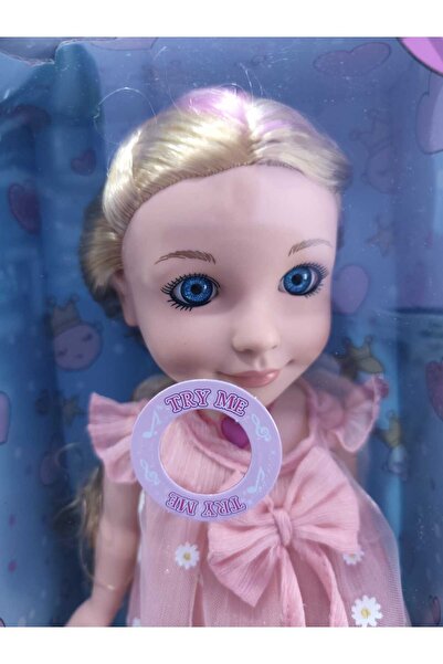 Boratila Toys 35 Cm Güzel Kıyafetli Müzikli Kaliteli Kız Bebek Oyuncak