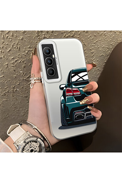 Hontinga حافظة هاتف رياضية من السيليكون متوافقة مع هاتف Realme C65، ذات حافة ...