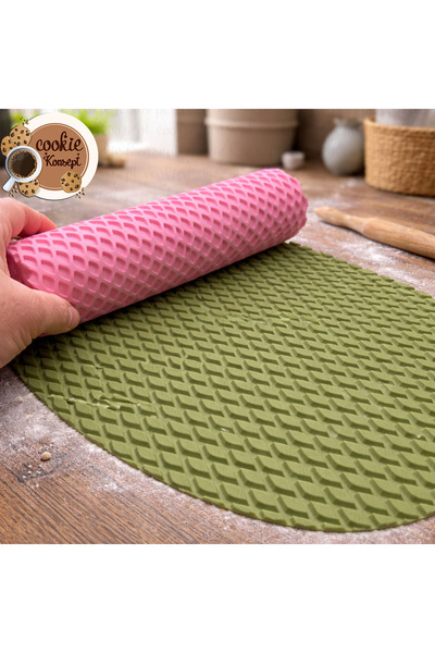 CookieKonsept Yaprak Dokulu Merdane #3 | Kurabiye, Şeker Hamuru ve Kil İçin