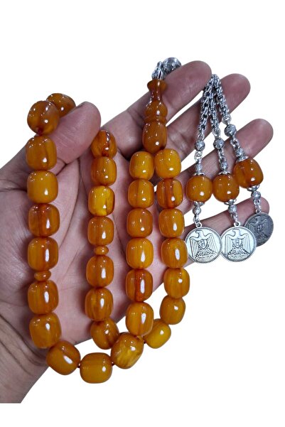 Cekke Tesbih 13*16 mm Original Large XL Collectible Prayer Beads with Crimped...