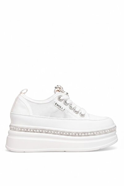 Ayakkabı Fuarı Elit Hml2010 Women's Stoned Classic Sneakers White
