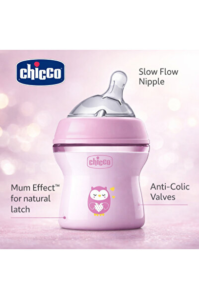 Chicco Biberon NaturalFeeling 150ML 0+ fata hranire naturala anti colici