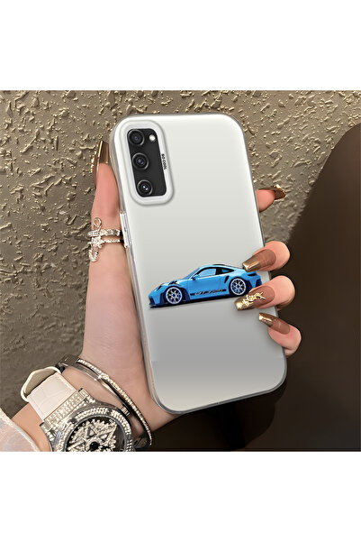 Hontinga حافظة هاتف سامسونج جالاكسي S20 FE متوافقة مع حافة السيليكون الصلبة و...