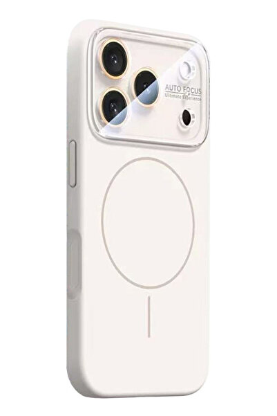 Maxcell Husa Silicon SoftThin, MagConverse, FlexiCase pentru iPhone 13 Pro, Alb
