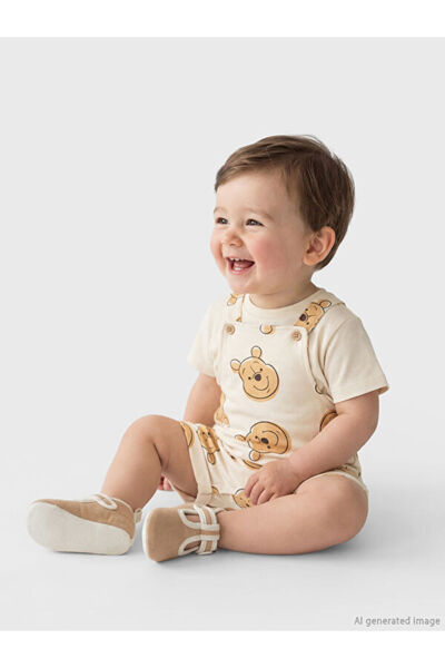LC Waikiki Esvab • Modern & Distinctive Winnie the Pooh Printed Baby Boy Salo...