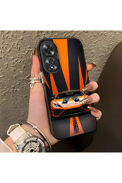 Hontinga حافظة هاتف OPPO A60 متوافقة مع حافة السيليكون الصلبة ومضادة للسقوط م...