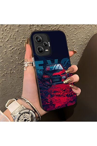 Hontinga حافظة Redmi Note 12 Pro 5G متوافقة مع الحواف السيليكونية ذات الظهر ا...