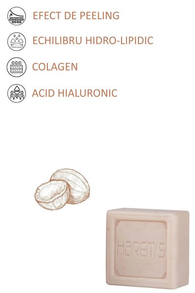 Harem's Ottoman Săpun cu Nucă de Cocos – 120 g