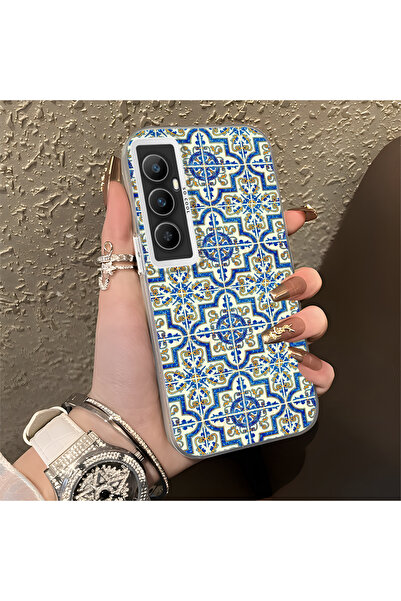 Hontinga حافظة هاتف Realme C65 4G متوافقة مع السيليكون ذات حافة صلبة ومضادة ل...