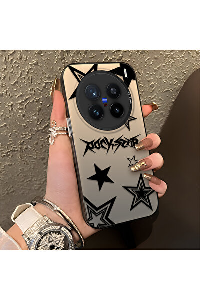 Hontinga حافظة هاتف من السيليكون متوافقة مع Vivo X200 Pro، موديل منقوش من سلس...