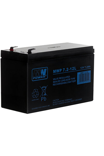 Mpl MW POWER MWP 7.2-12L UPS battery Lead-acid accumulator VRLA AGM Maintenan...