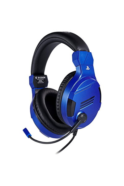 Bigben SETV3, PS4, Albastru, Casti gaming stereo cu fir, compatibil PS4 (PS4O...