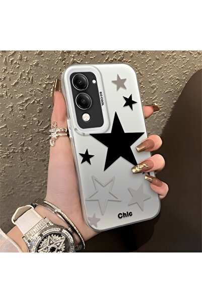 Hontinga حافظة هاتف من السيليكون متوافقة مع Vivo Y04، موديل منقوش من سلسلة ست...