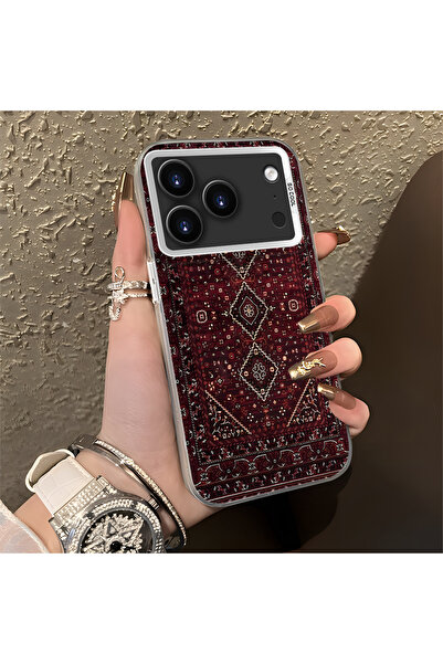 Hontinga حافظة هاتف آيفون 17 برو ماكس متوافقة مع الحواف السيليكونية الصلبة وا...