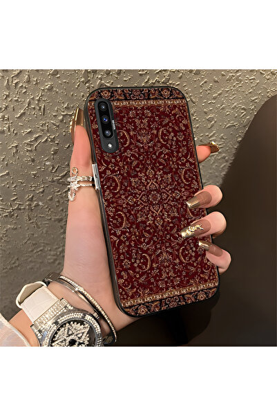 Hontinga حافظة هاتف سامسونج جالاكسي A50 متوافقة مع الحواف السيليكونية الصلبة ...