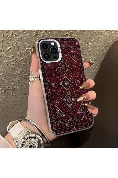 Hontinga iPhone 13 Pro Max Compatible Silicone Edge Hard Back Anti-Fall Phone...