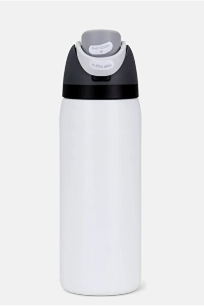 Alvora Owala 32 oz (946 ml) Double Wall Steel D Patterned Thermos with Lockin...
