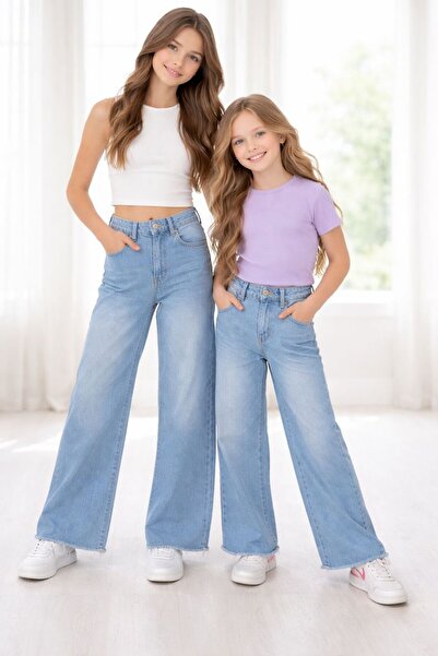 Ede Tekstil JEANS PANTALONI BLĂNĂȚI PENTRU FETE ȘI TINERE