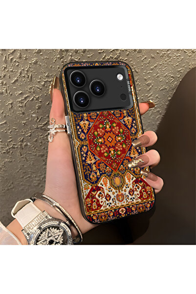 Hontinga حافظة هاتف آيفون 17 برو ماكس متوافقة مع الحواف السيليكونية الصلبة وا...