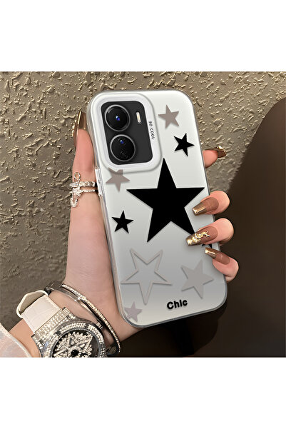 Hontinga حافظة هاتف من السيليكون متوافقة مع Vivo Y16، موديل منقوش من سلسلة ست...