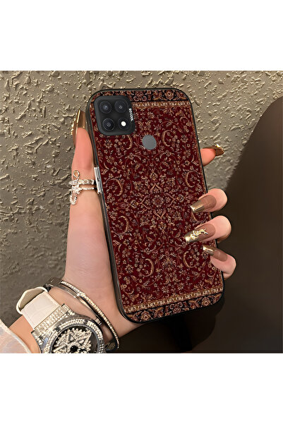 Hontinga حافظة هاتف OPPO A15 متوافقة مع حافة السيليكون الصلبة والمضادة للسقوط...