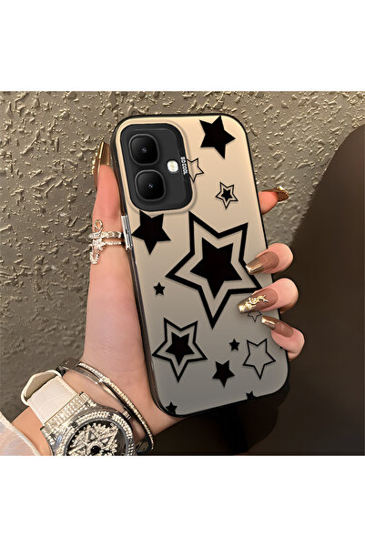 Hontinga حافظة هاتف Infinix Smart 10 متوافقة مع Yıldızlar منقوش مصنوعة من الس...