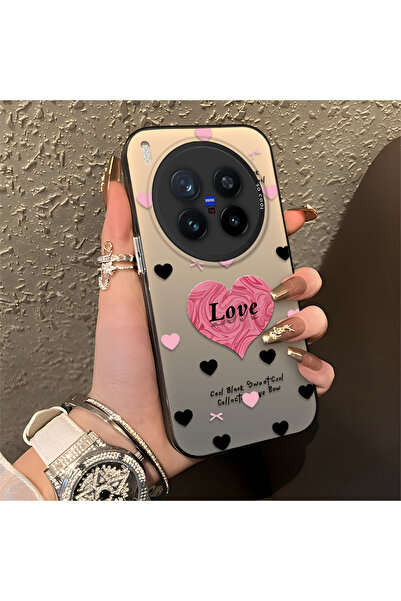 Hontinga حافظة هاتف Vivo X300 Pro متوافقة مع الحواف السيليكونية الصلبة والمضا...