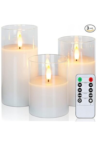 OEM Set de 3 lumânări LED EXTSUD