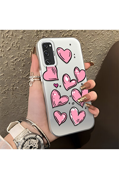 Hontinga Samsung Galaxy S20 Fe Compatible Silicone Edge Hard Back Anti-Fall P...