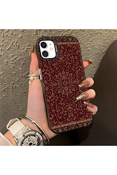 Hontinga حافظة هاتف آيفون 12 ميني متوافقة مع الحواف السيليكونية الصلبة والمضا...