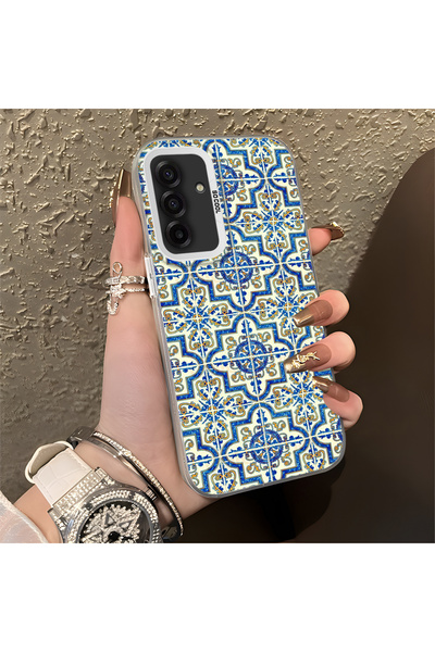 Hontinga حافظة هاتف سامسونج جالاكسي A17 متوافقة مع حافة السيليكون الصلبة والم...