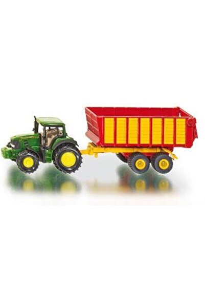 Siku Tractor John Deere seria 16 cu remorcă pentru siloz