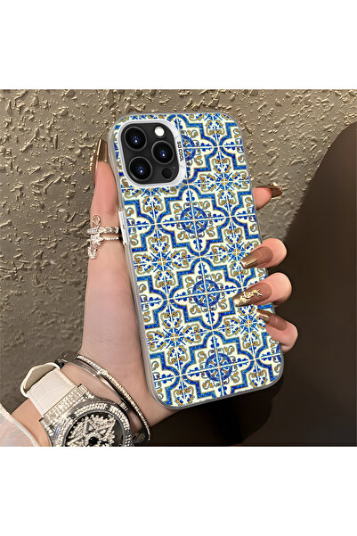 Hontinga iPhone 13 Pro Compatible Silicone Edge Hard Back Anti-Fall Phone Cas...