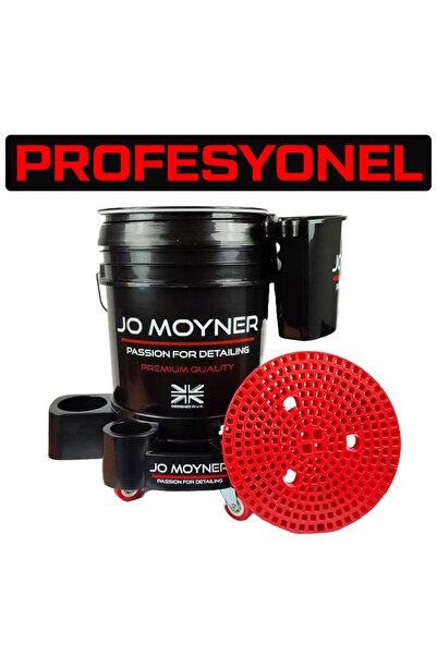 Jo Moyner Wash Bucket Kapaklı Oto Yıkama Kovası Grid Guard Kova Kapak Asma Ap...