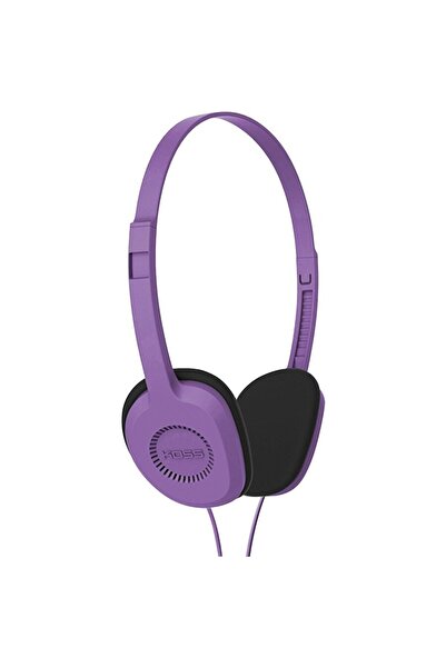 KOSS KPH8v Headphones, On-Ear, Wired, Violet