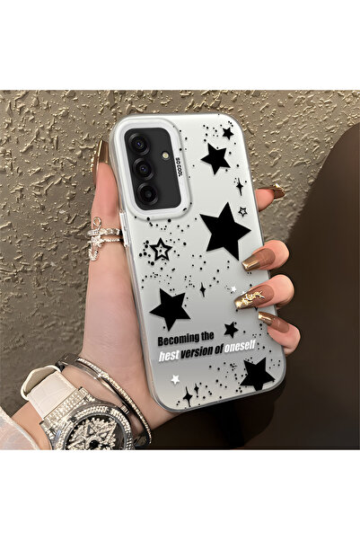 Hontinga حافظة هاتف سامسونج جالاكسي A17 متوافقة مع ستارز منقوش من السيليكون ذ...