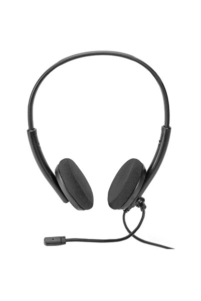 Digitus Office On Ear Headset, Wired On Ear Headphones, Noise cancelling micr...