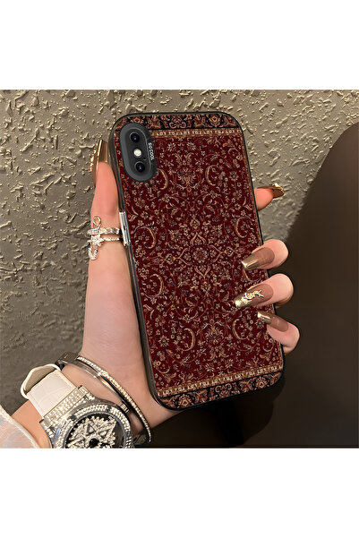 Hontinga iPhone X Compatible Silicone Edge Hard Back Anti-Fall Phone Case Kil...