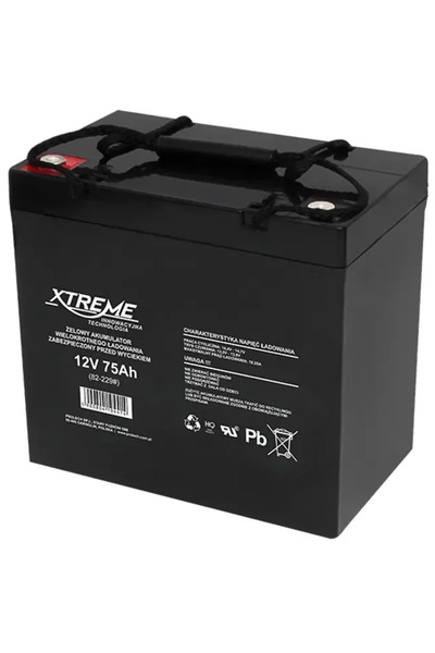 Blow Gel battery 12V 75Ah XTREME