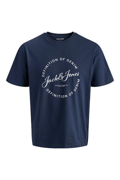 Jack & Jones Ανδρικό μπλουζάκι Jjgrayson σε σκούρο μπλε ναυτικό 12288377