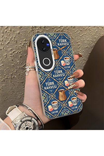 Hontinga حافظة هاتف Vivo V50 متوافقة مع الحواف السيليكونية الصلبة والمضادة لل...