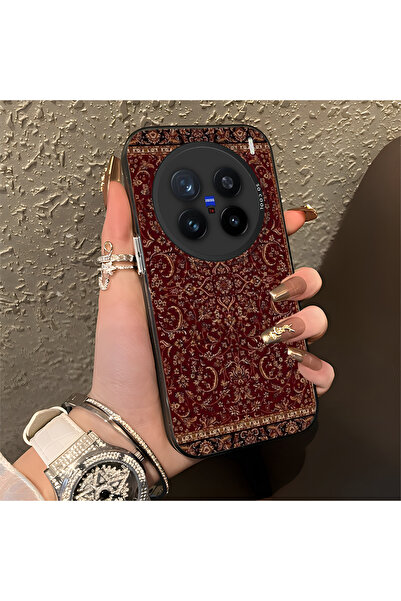 Hontinga حافظة هاتف Vivo X200 Pro متوافقة مع الحواف السيليكونية الصلبة والمضا...