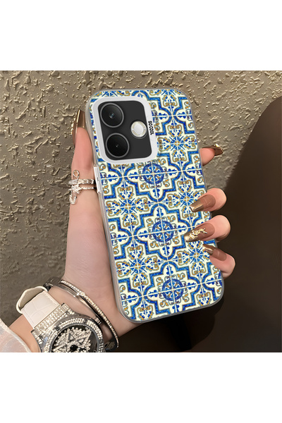 Hontinga حافظة هاتف OPPO A5 Pro 5G متوافقة مع الحواف السيليكونية الصلبة والمض...