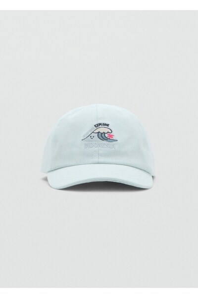 MANGO Baby İşleme detaylı şapka