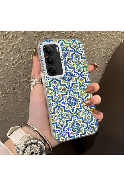 Hontinga حافظة هاتف Realme C75 متوافقة مع حافة السيليكون الصلبة ومضادة للسقوط...