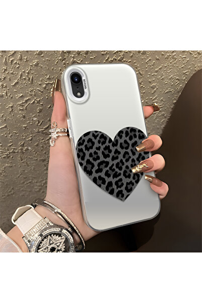 Hontinga iPhone Xr Compatible Silicone Edge Hard Back Anti-Fall Phone Case Le...