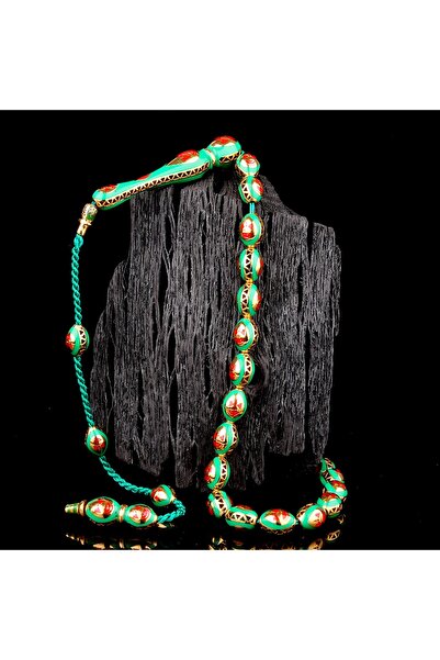 İskender Tesbih Amedspor Logo İşlemeli Koleksiyonluk Altın Tesbih