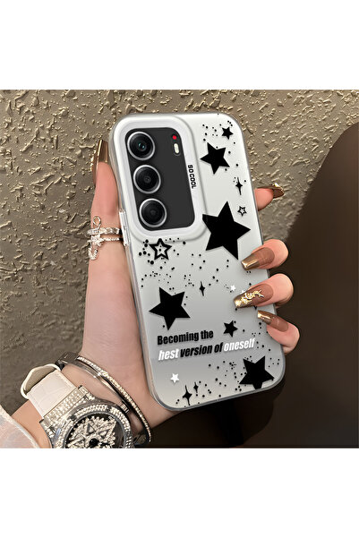 Hontinga غطاء هاتف تكنو كامون 40 متوافق مع ستارز منقوش من السيليكون بحافة صلب...